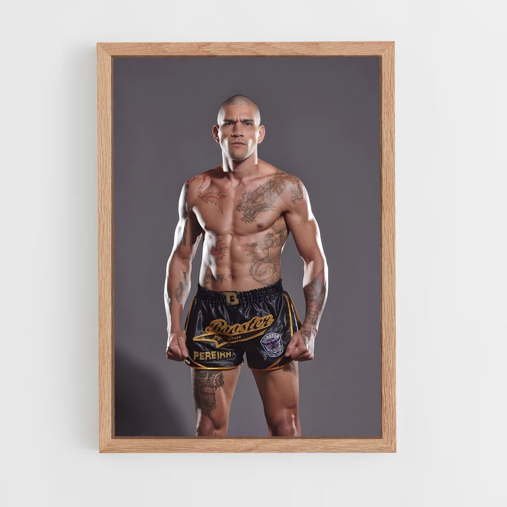 Poster Alex de pereira – affiche MMA (vue 4)